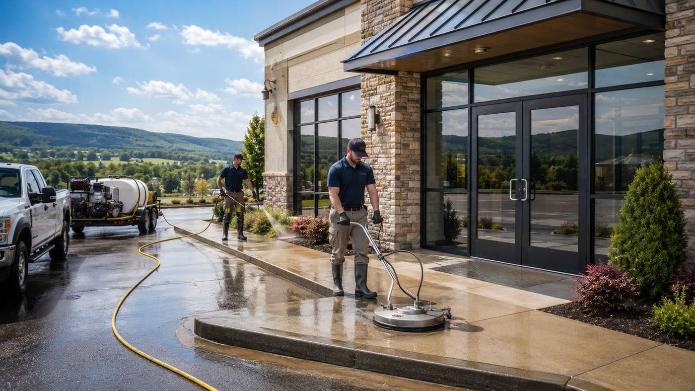 Pressure washing quote request in Central PA