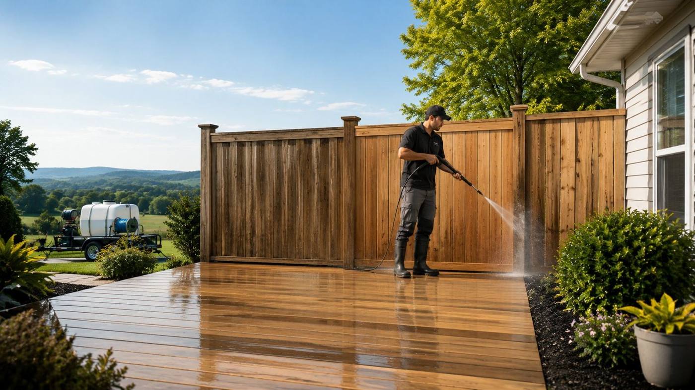 Deck, Fence & Porch Cleaning in Mapleton, PA