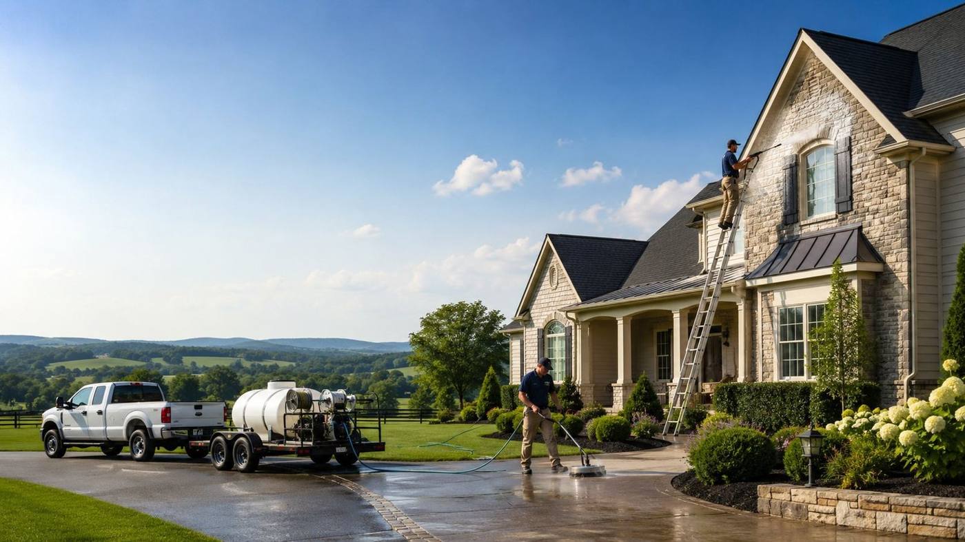 Pressure washing quotes in Mapleton, PA